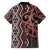 Maori Taniko Patterns Family Matching Tank Maxi Dress and Hawaiian Shirt Brown Patiki Motifs Mix Whakairo Ngaru