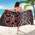 Maori Taniko Patterns Sarong Brown Patiki Motifs Mix Whakairo Ngaru