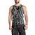 Maori Taniko Patterns Men Tank Top Black Patiki Motifs Mix Whakairo Ngaru