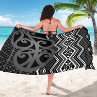 Maori Taniko Patterns Sarong Black Patiki Motifs Mix Whakairo Ngaru