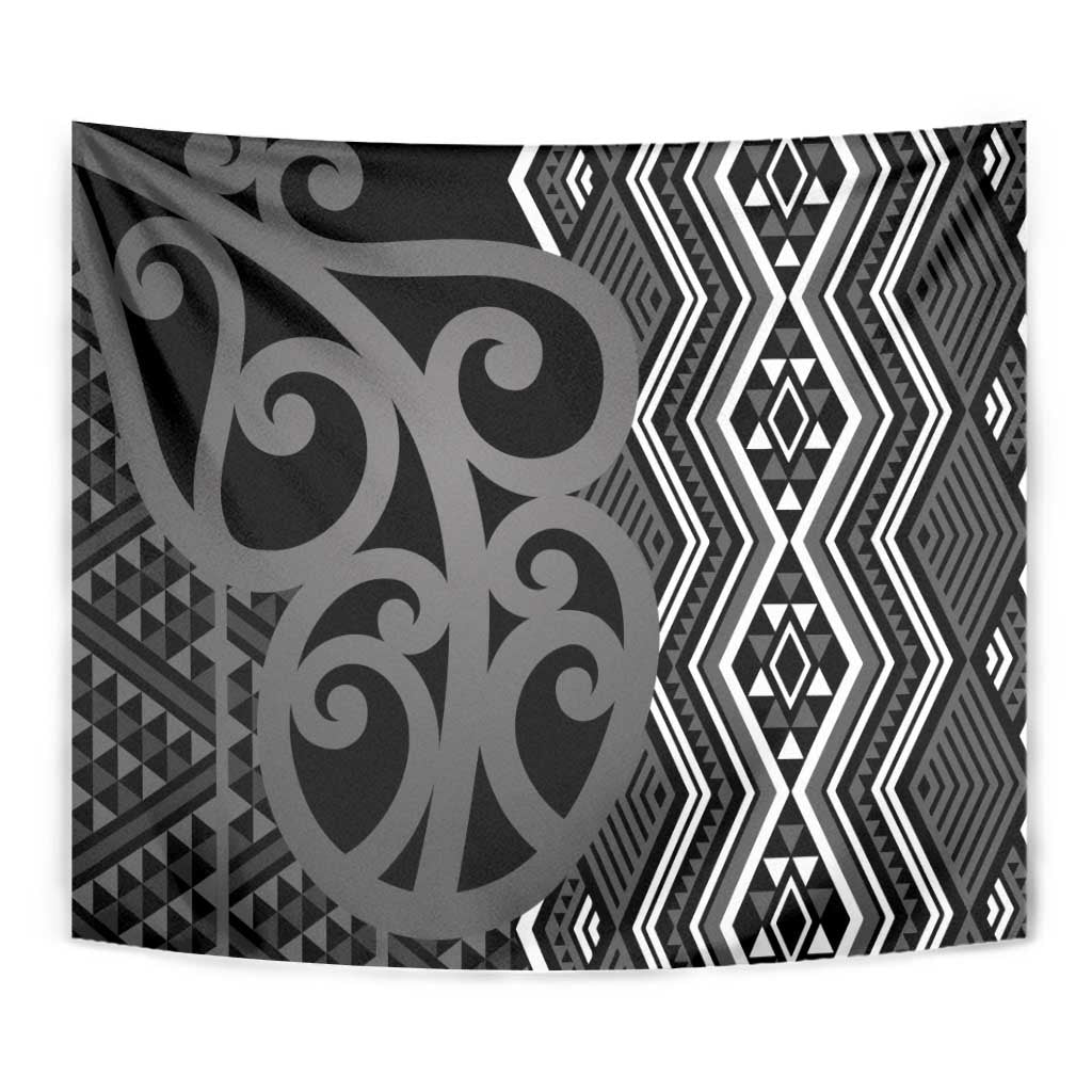 Maori Taniko Patterns Tapestry Black Patiki Motifs Mix Whakairo Ngaru