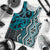 Maori Taniko Patterns Men Tank Top Azure Patiki Motifs Mix Whakairo Ngaru