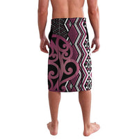 Maori Taniko Patterns Lavalava Pink Patiki Motifs Mix Whakairo Ngaru