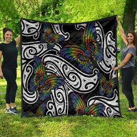 Aotearoa Takatapui Pride Quilt Rainbow Butterfly - Free To Love LT7 - Polynesian Pride
