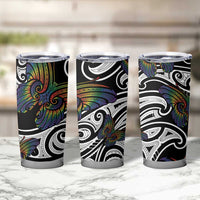 Aotearoa Takatapui Pride Tumbler Cup Rainbow Butterfly - Free To Love