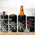 New Zealand Darts Personalised 4 in 1 Can Cooler Tumbler Silver Fern Dynamic