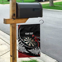 New Zealand Darts Personalised Garden Flag Silver Fern Dynamic