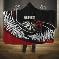 New Zealand Darts Personalised Hooded Blanket Silver Fern Dynamic
