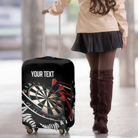 New Zealand Darts Personalised Luggage Cover Silver Fern Dynamic