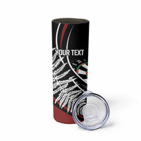 New Zealand Darts Personalised Skinny Tumbler Silver Fern Dynamic