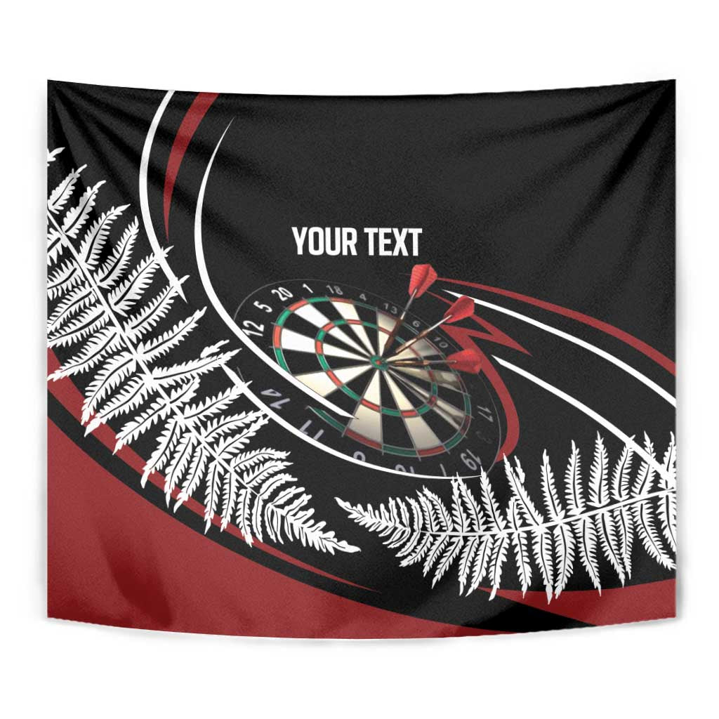 New Zealand Darts Personalised Tapestry Silver Fern Dynamic