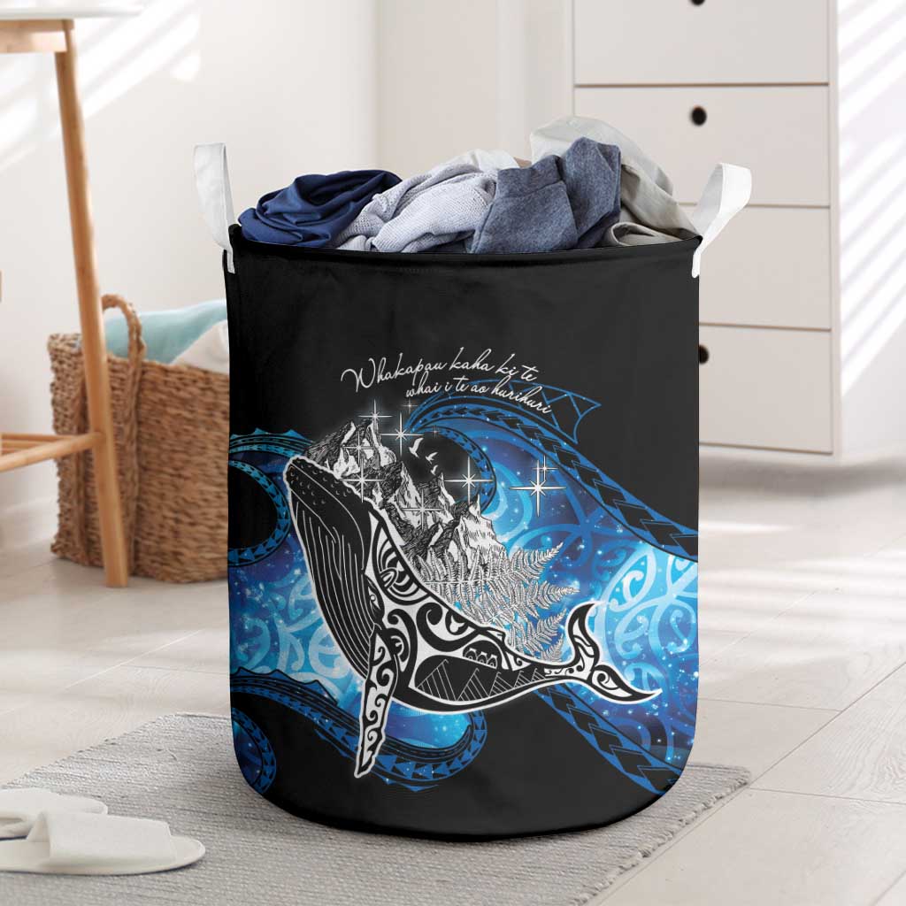 Maori Matariki Te Araroa Paikea Starry Laundry Basket Tangaroa Whakatauki