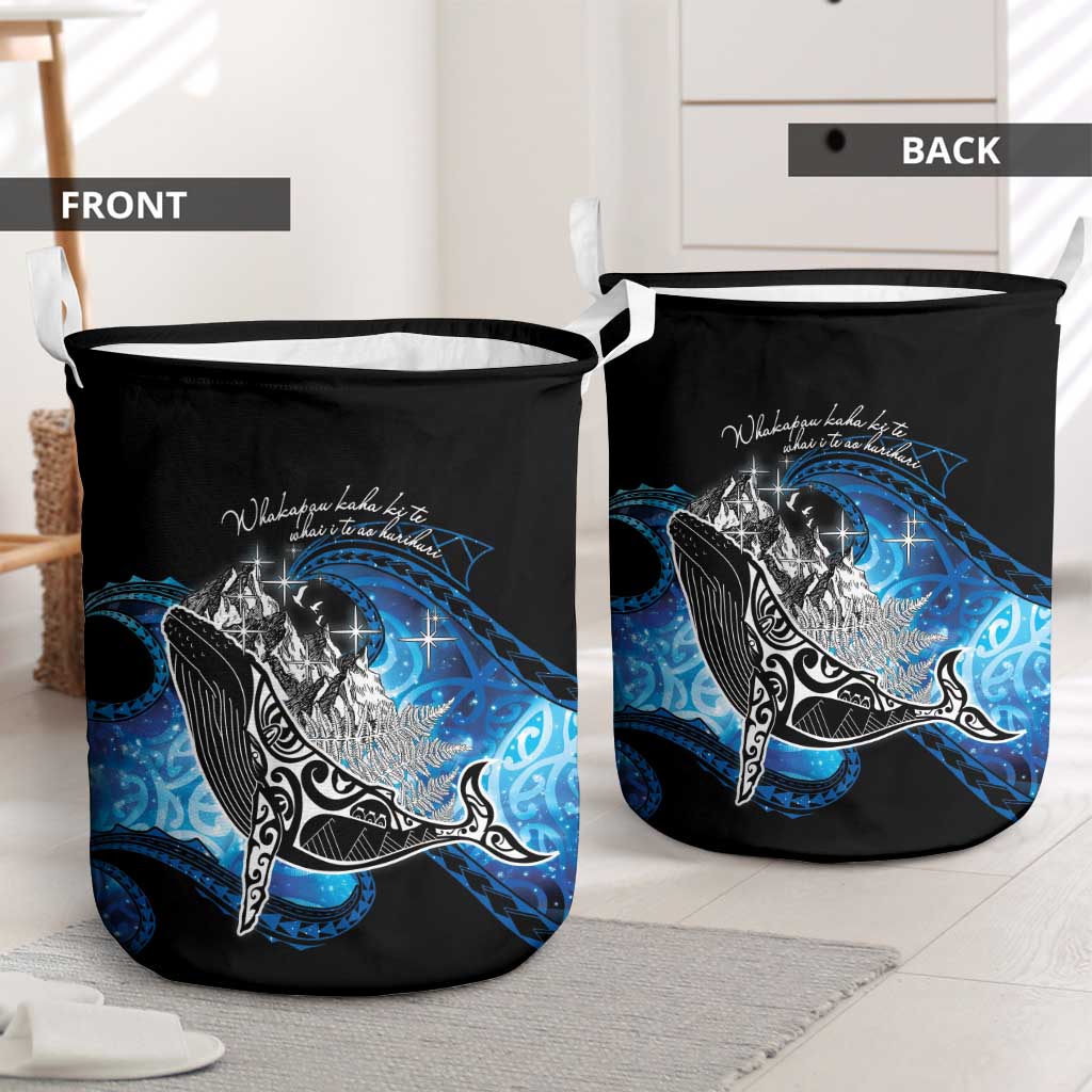 Maori Matariki Te Araroa Paikea Starry Laundry Basket Tangaroa Whakatauki
