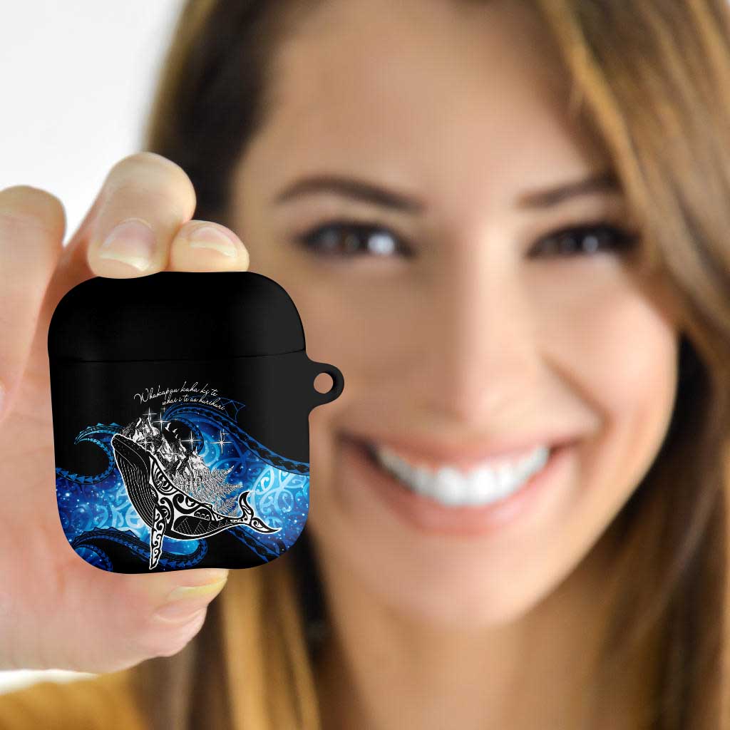 Maori Matariki Te Araroa Paikea Starry AirPods Case Tangaroa Whakatauki
