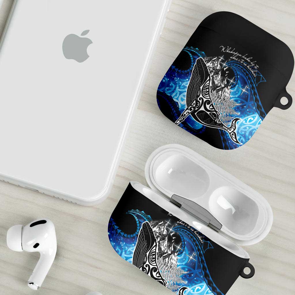 Maori Matariki Te Araroa Paikea Starry AirPods Case Tangaroa Whakatauki