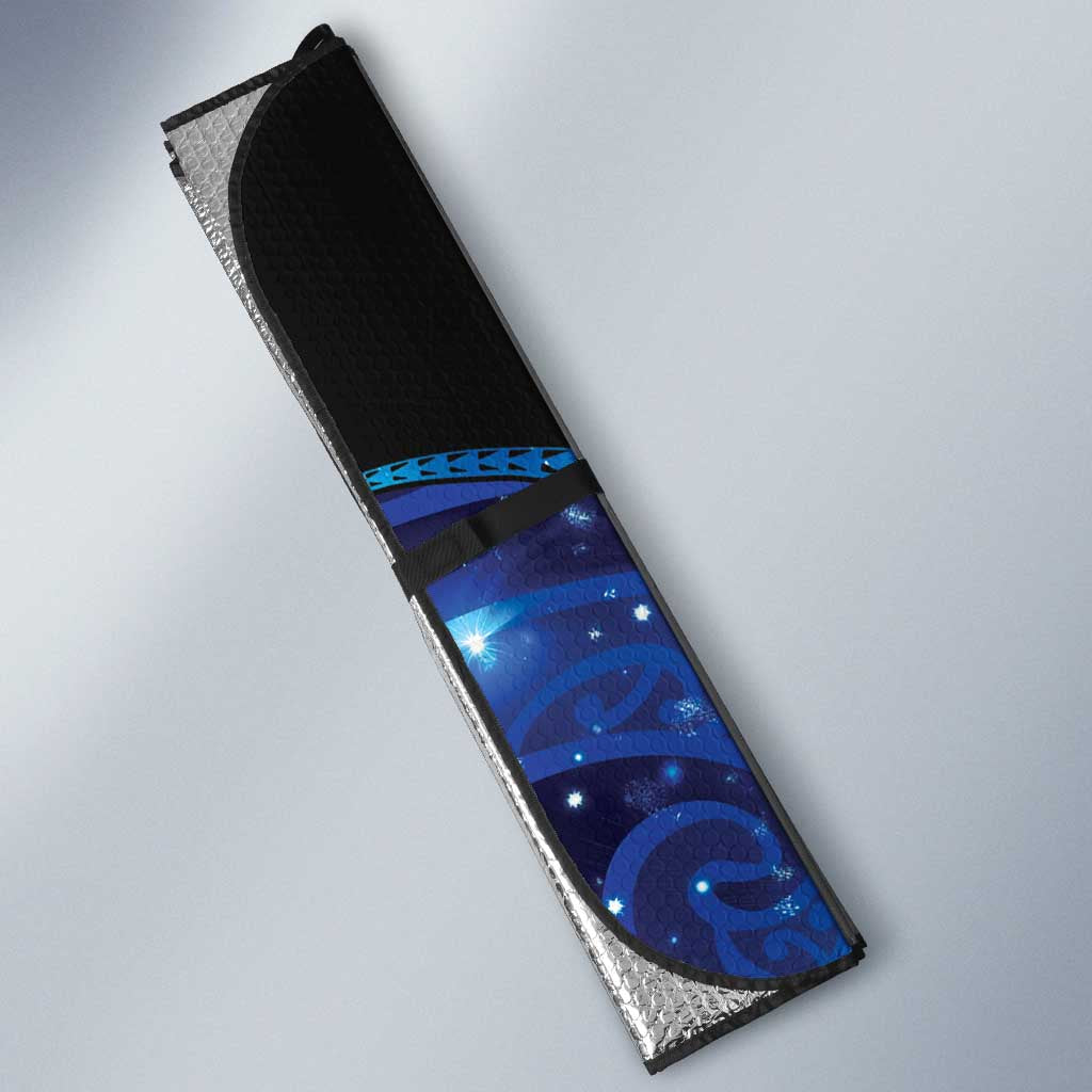 Maori Matariki Te Araroa Paikea Starry Auto Sun Shade Tangaroa Whakatauki