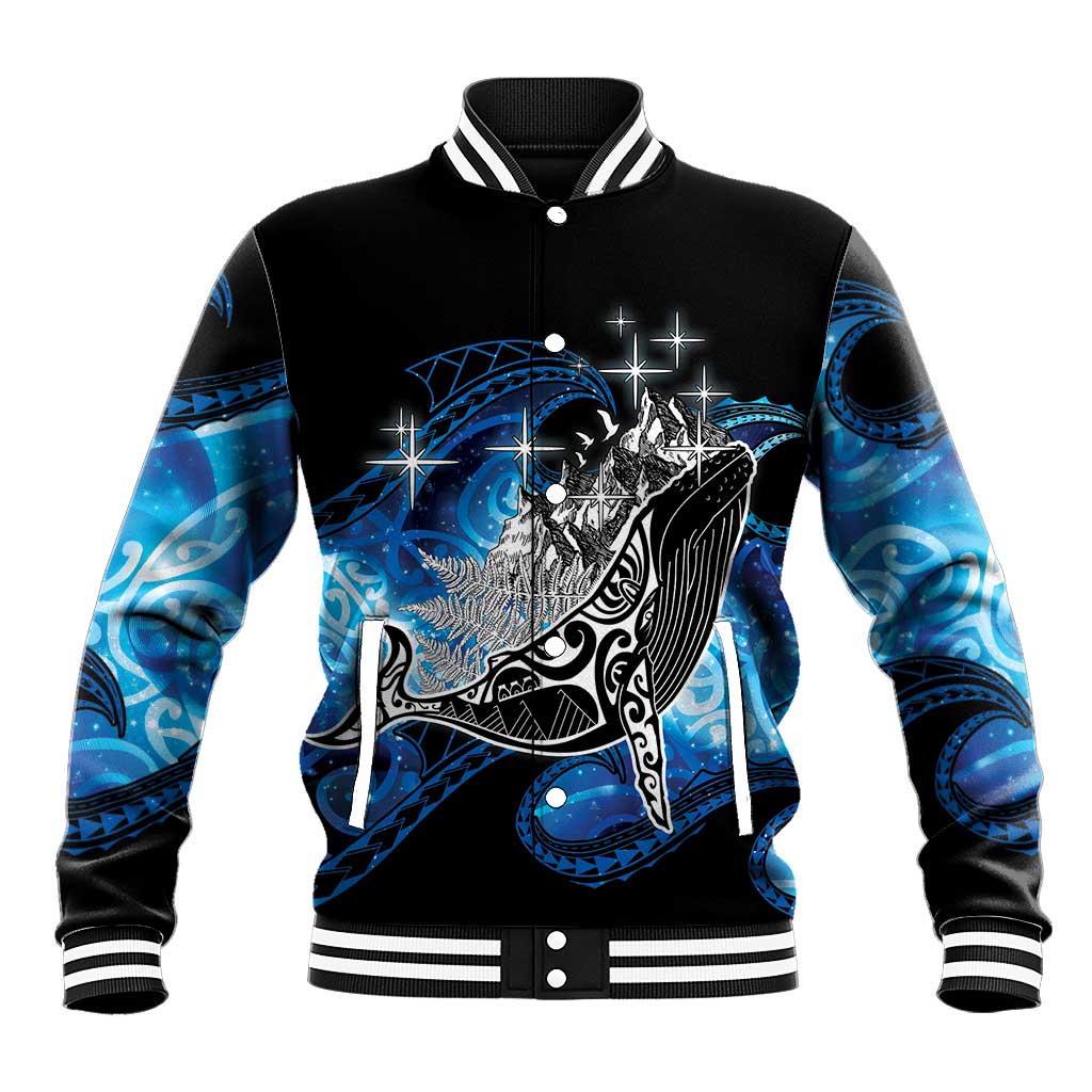 Maori Matariki Te Araroa Paikea Starry Baseball Jacket Tangaroa Whakatauki