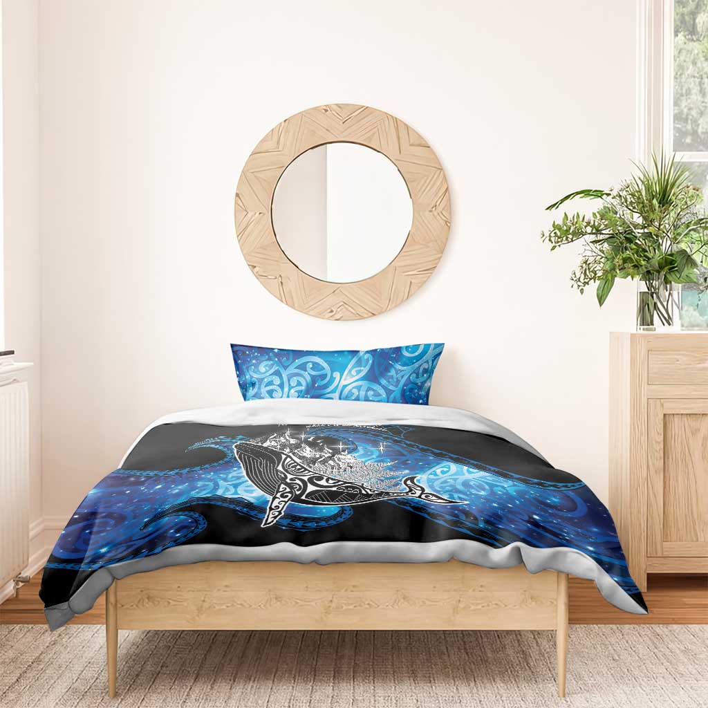 Maori Matariki Te Araroa Paikea Starry Bedding Set Tangaroa Whakatauki