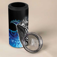 Maori Matariki Te Araroa Paikea Starry 4 in 1 Can Cooler Tumbler Tangaroa Whakatauki