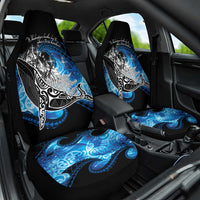 Maori Matariki Te Araroa Paikea Starry Car Seat Cover Tangaroa Whakatauki