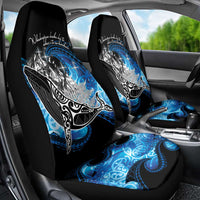 Maori Matariki Te Araroa Paikea Starry Car Seat Cover Tangaroa Whakatauki
