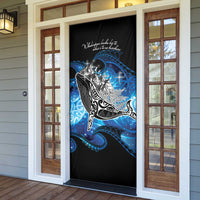 Maori Matariki Te Araroa Paikea Starry Door Cover Tangaroa Whakatauki