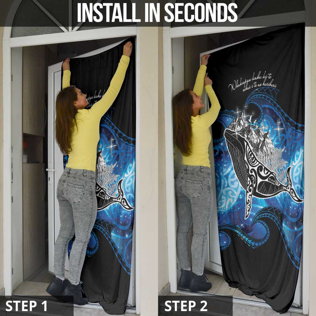 Maori Matariki Te Araroa Paikea Starry Door Cover Tangaroa Whakatauki
