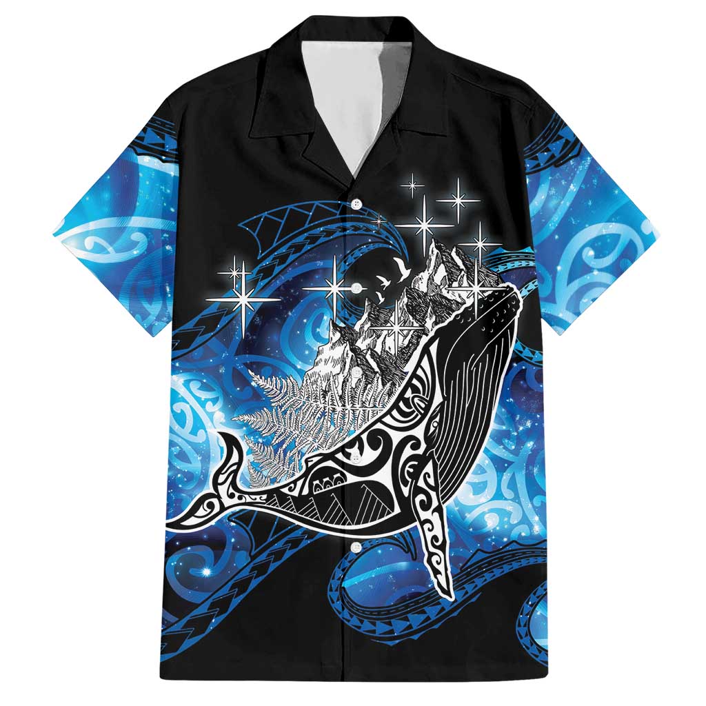 Maori Matariki Te Araroa Paikea Starry Hawaiian Shirt Tangaroa Whakatauki