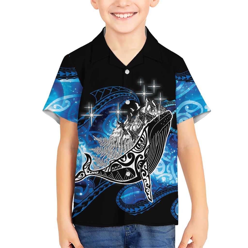 Maori Matariki Te Araroa Paikea Starry Kid Hawaiian Shirt Tangaroa Whakatauki