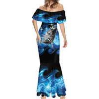 Maori Matariki Te Araroa Paikea Starry Mermaid Dress Tangaroa Whakatauki