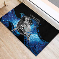 Maori Matariki Te Araroa Paikea Starry Rubber Doormat Tangaroa Whakatauki