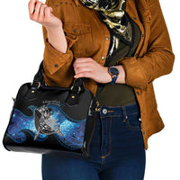 Maori Matariki Te Araroa Paikea Starry Shoulder Handbag Tangaroa Whakatauki
