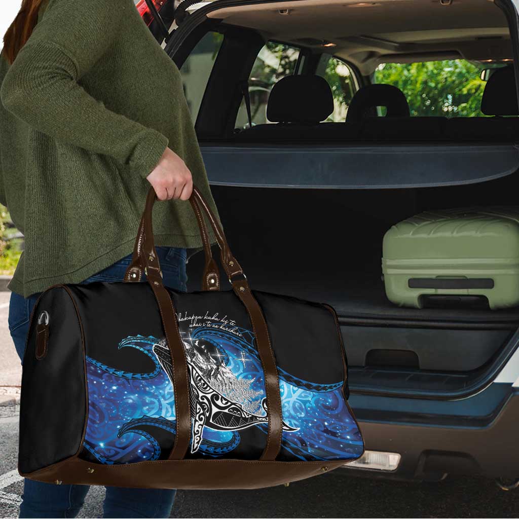 Maori Matariki Te Araroa Paikea Starry Travel Bag Tangaroa Whakatauki