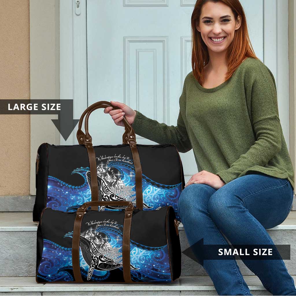 Maori Matariki Te Araroa Paikea Starry Travel Bag Tangaroa Whakatauki