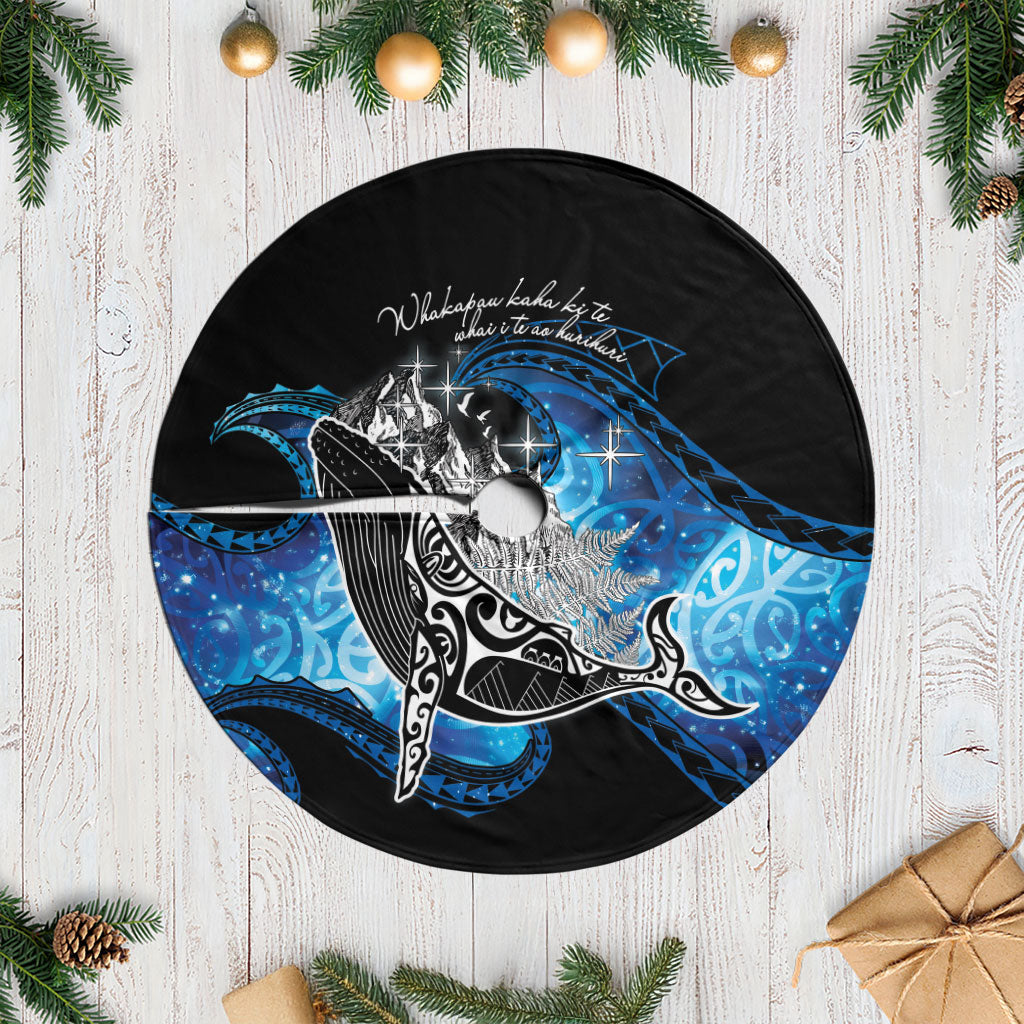 Maori Matariki Te Araroa Paikea Starry Tree Skirt Tangaroa Whakatauki LT7 Casual Black - Polynesian Pride