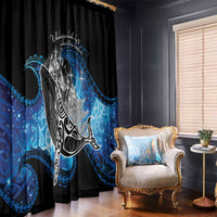 Maori Matariki Te Araroa Paikea Starry Window Curtain Tangaroa Whakatauki