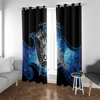 Maori Matariki Te Araroa Paikea Starry Window Curtain Tangaroa Whakatauki