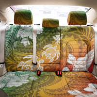 Kanaka Maoli Hawaii Flag Day Back Car Seat Cover Vibrant Frangipani