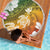 Kanaka Maoli Hawaii Flag Day Beach Blanket Vibrant Frangipani