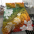 Kanaka Maoli Hawaii Flag Day Bedding Set Vibrant Frangipani