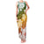 Kanaka Maoli Hawaii Flag Day Family Matching Tank Maxi Dress and Hawaiian Shirt Vibrant Frangipani