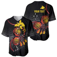 Personalized Papua New Guinea Milne Bay Baseball Jersey Bagi Necklace Mix Lime Pot Grunge