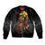 Personalized Papua New Guinea Milne Bay Bomber Jacket Bagi Necklace Mix Lime Pot Grunge