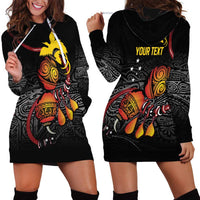 Personalized Papua New Guinea Milne Bay Hoodie Dress Bagi Necklace Mix Lime Pot Grunge