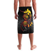 Personalized Papua New Guinea Milne Bay Lavalava Bagi Necklace Mix Lime Pot Grunge