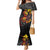Personalized Papua New Guinea Milne Bay Mermaid Dress Bagi Necklace Mix Lime Pot Grunge