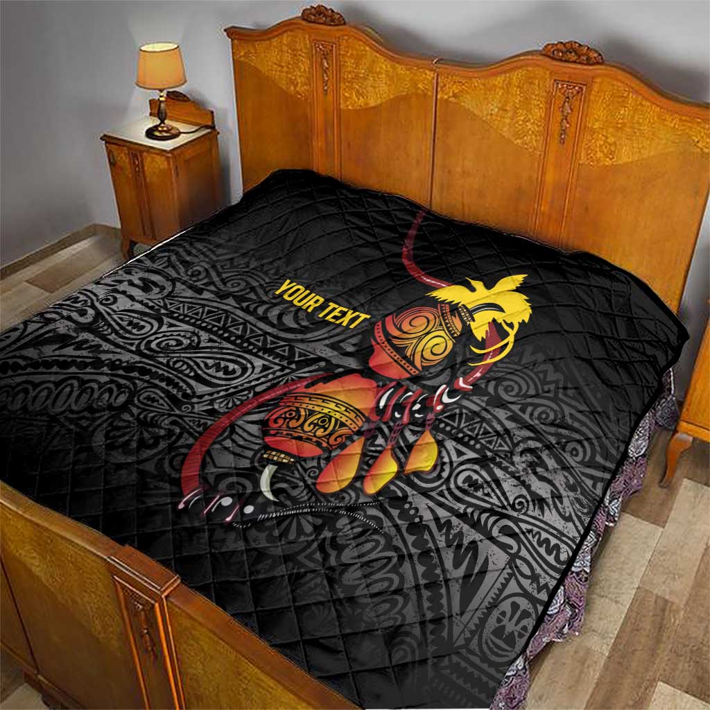 Personalized Papua New Guinea Milne Bay Quilt Bagi Necklace Mix Lime Pot Grunge