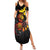 Personalized Papua New Guinea Milne Bay Summer Maxi Dress Bagi Necklace Mix Lime Pot Grunge