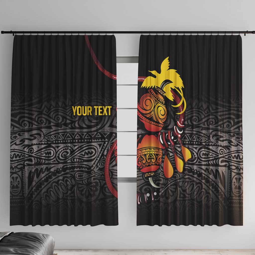 Personalized Papua New Guinea Milne Bay Window Curtain Bagi Necklace Mix Lime Pot Grunge