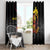 Personalized Papua New Guinea Milne Bay Window Curtain Bagi Necklace Mix Lime Pot Grunge